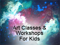 Kid's art classes and workshops in Southern California